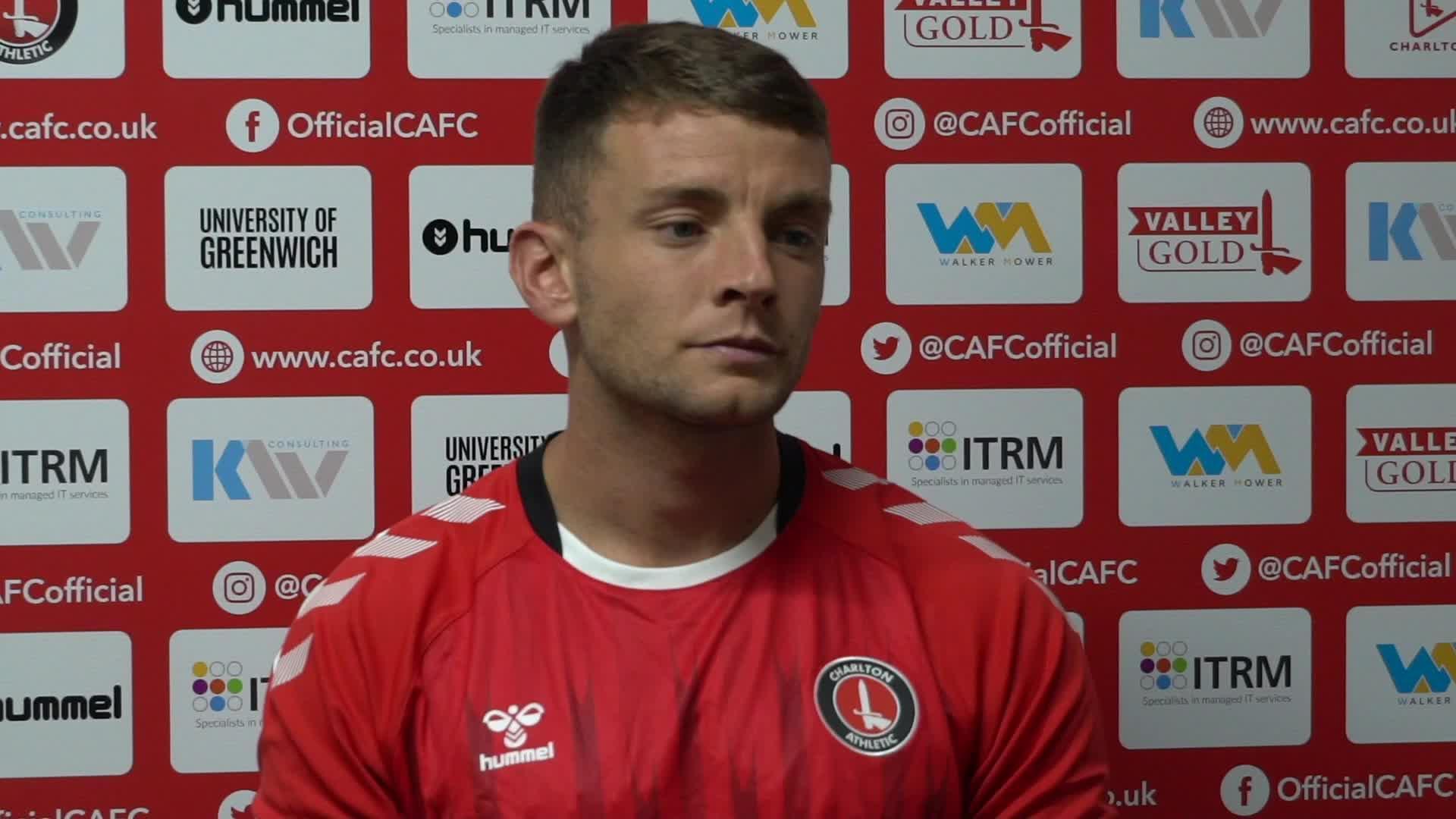 Sam Lavelle's first interview as a Charlton player (August 2021)