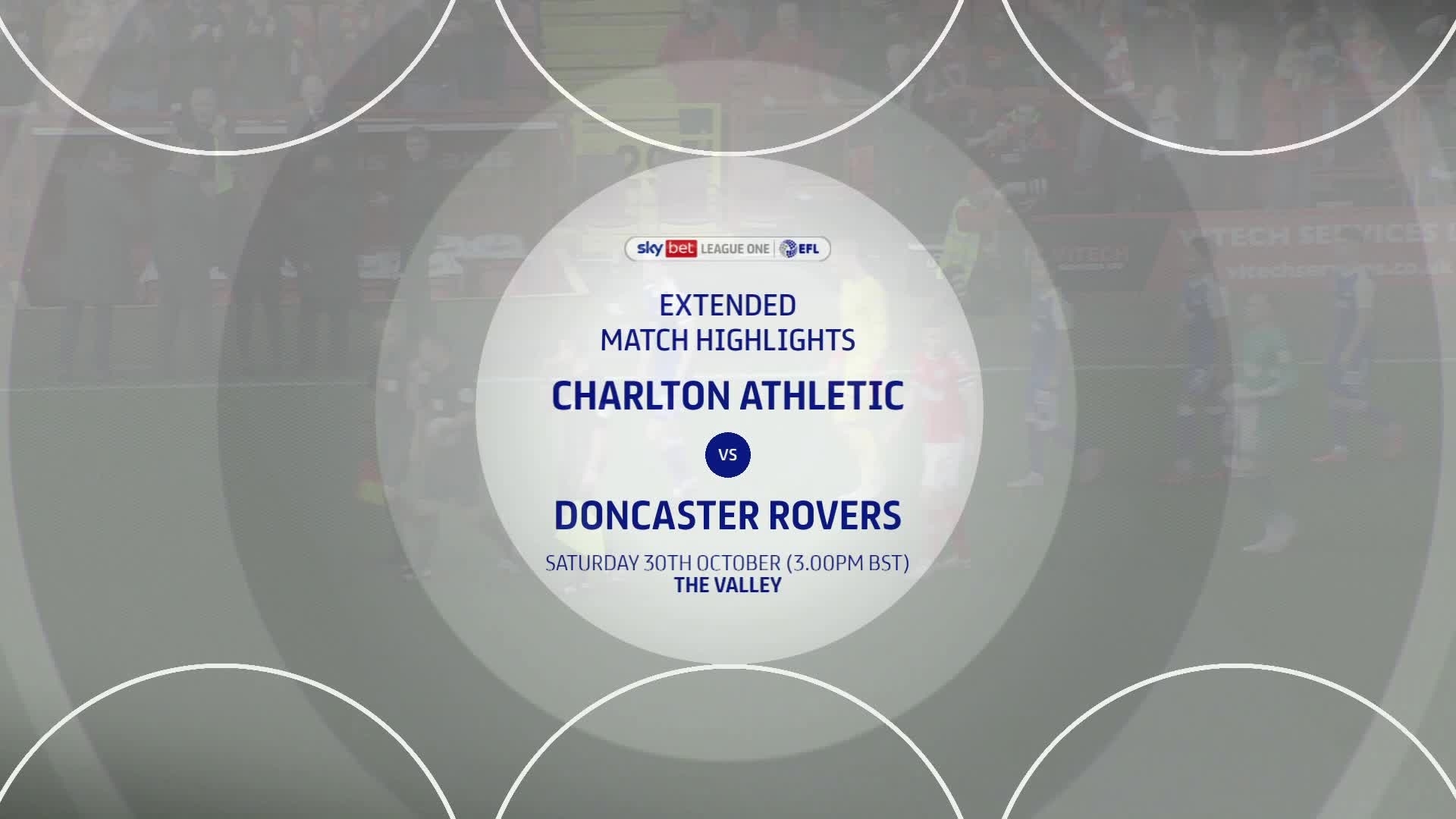 HIGHLIGHTS | Charlton 4 Doncaster 0 (October 2021)