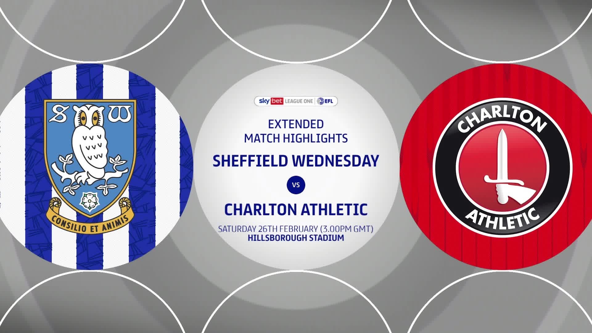HIGHLIGHTS | Sheffield Wednesday 2 Charlton 0 (February 2022)
