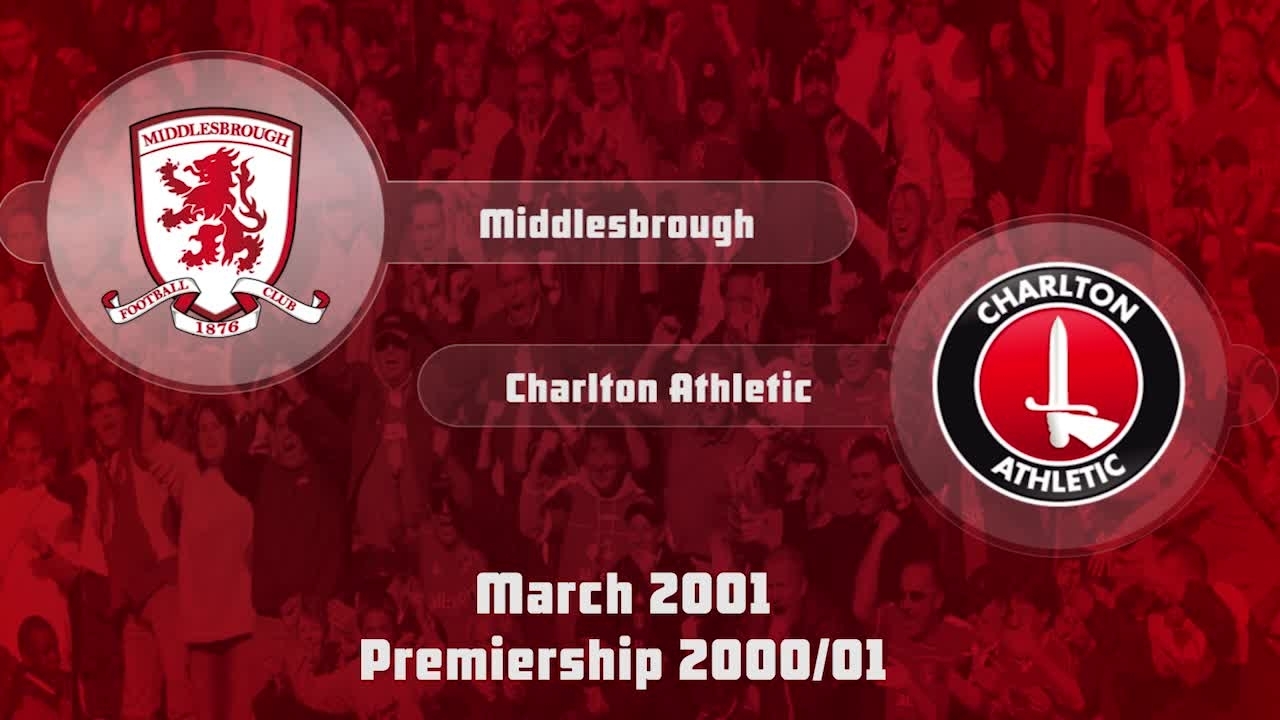 34 HIGHLIGHTS | Middlesbrough 0 Charlton 0 (Mar 2001)