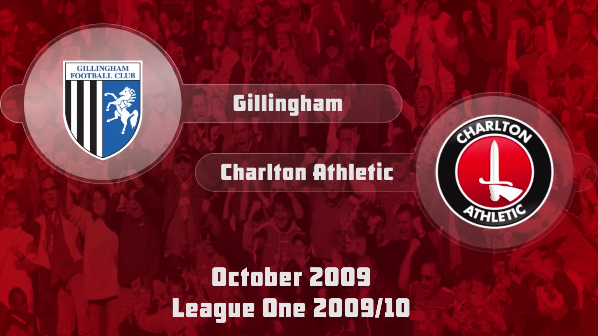 16 HIGHLIGHTS | Gillingham 1 Charlton 1 (Oct 2009)
