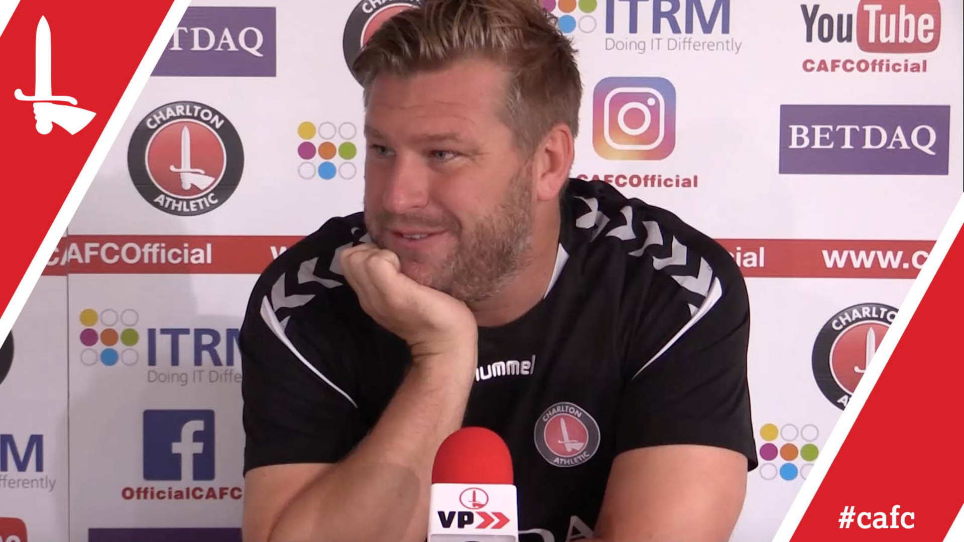 Karl Robinson's pre-Oldham Athletic press conference