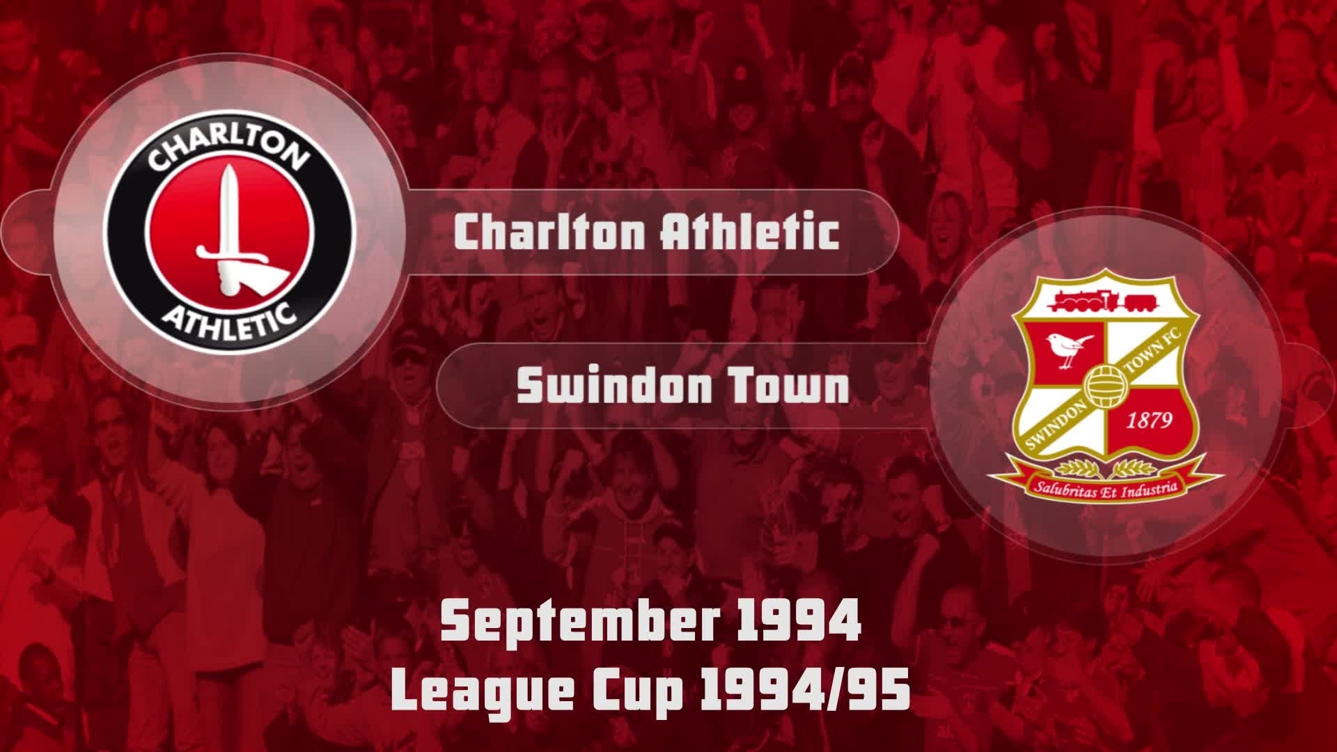 11 HIGHLIGHTS | Charlton 1 Swindon 4 (League Cup Sept 1994)
