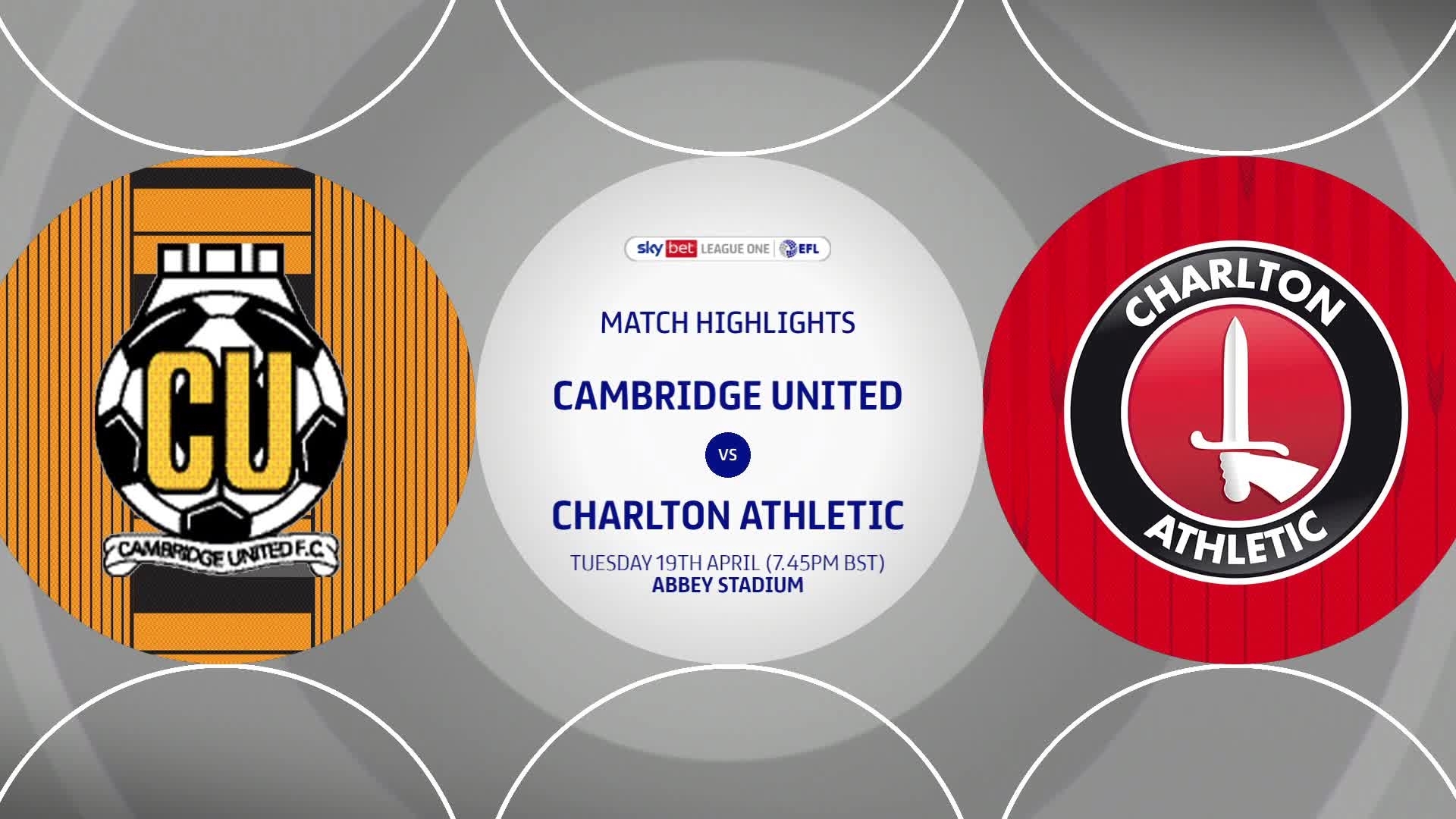 SHORT HIGHLIGHTS | Cambridge 0 Charlton 2 (April 2022)