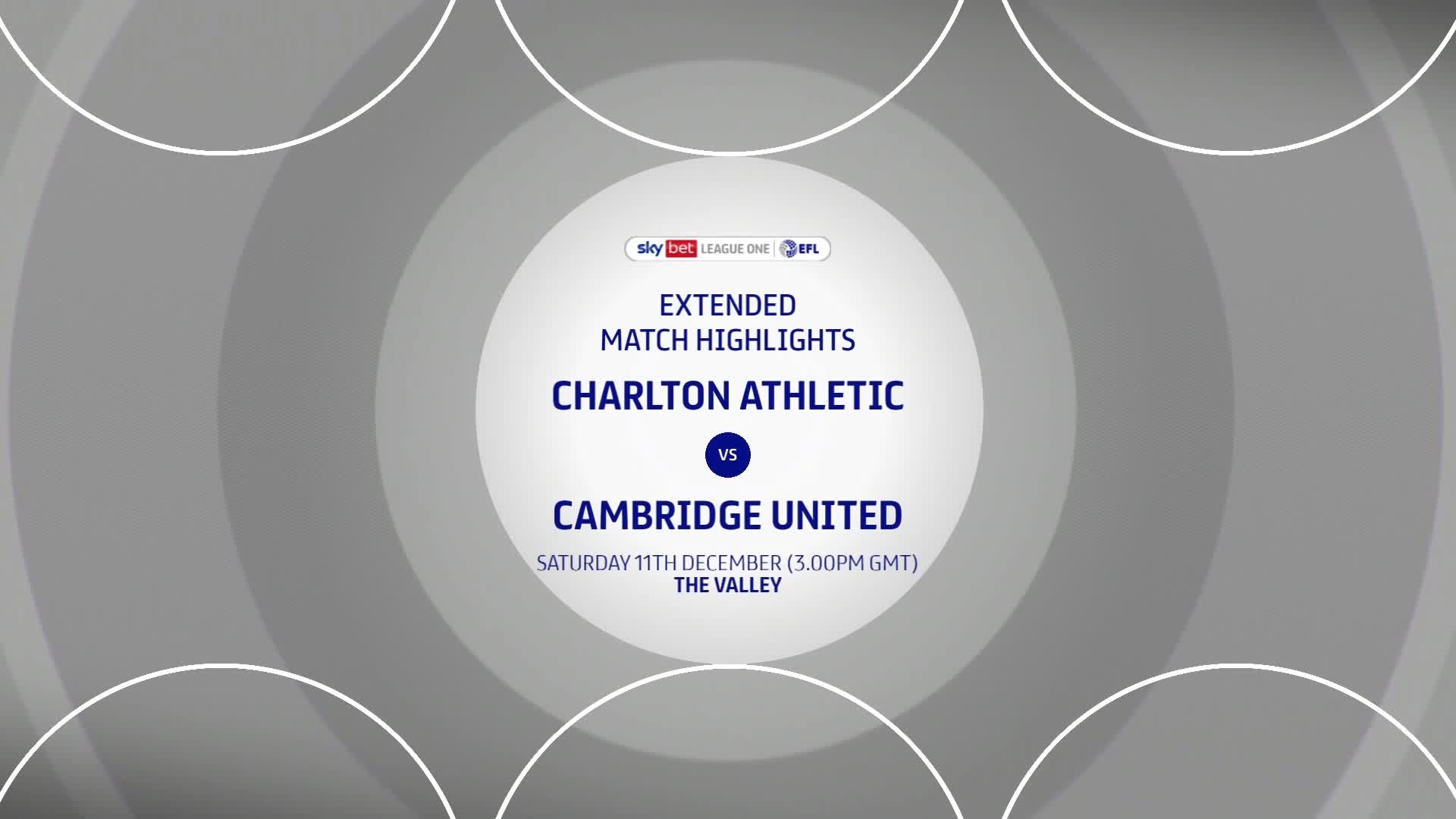 HIGHLIGHTS | Charlton 2 Cambridge United 0 (December 2021)
