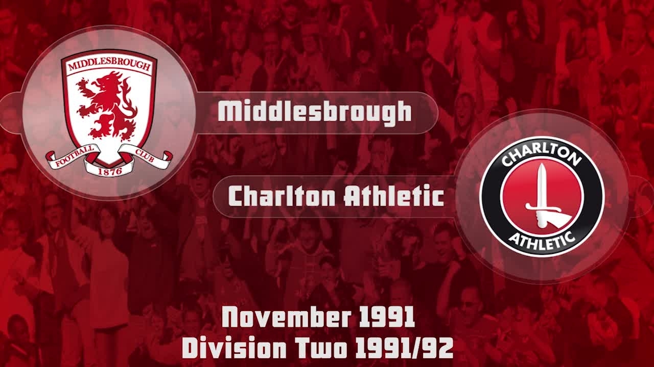 24 HIGHLIGHTS | Middlesbrough 2 Charlton 0 (Nov 1991)