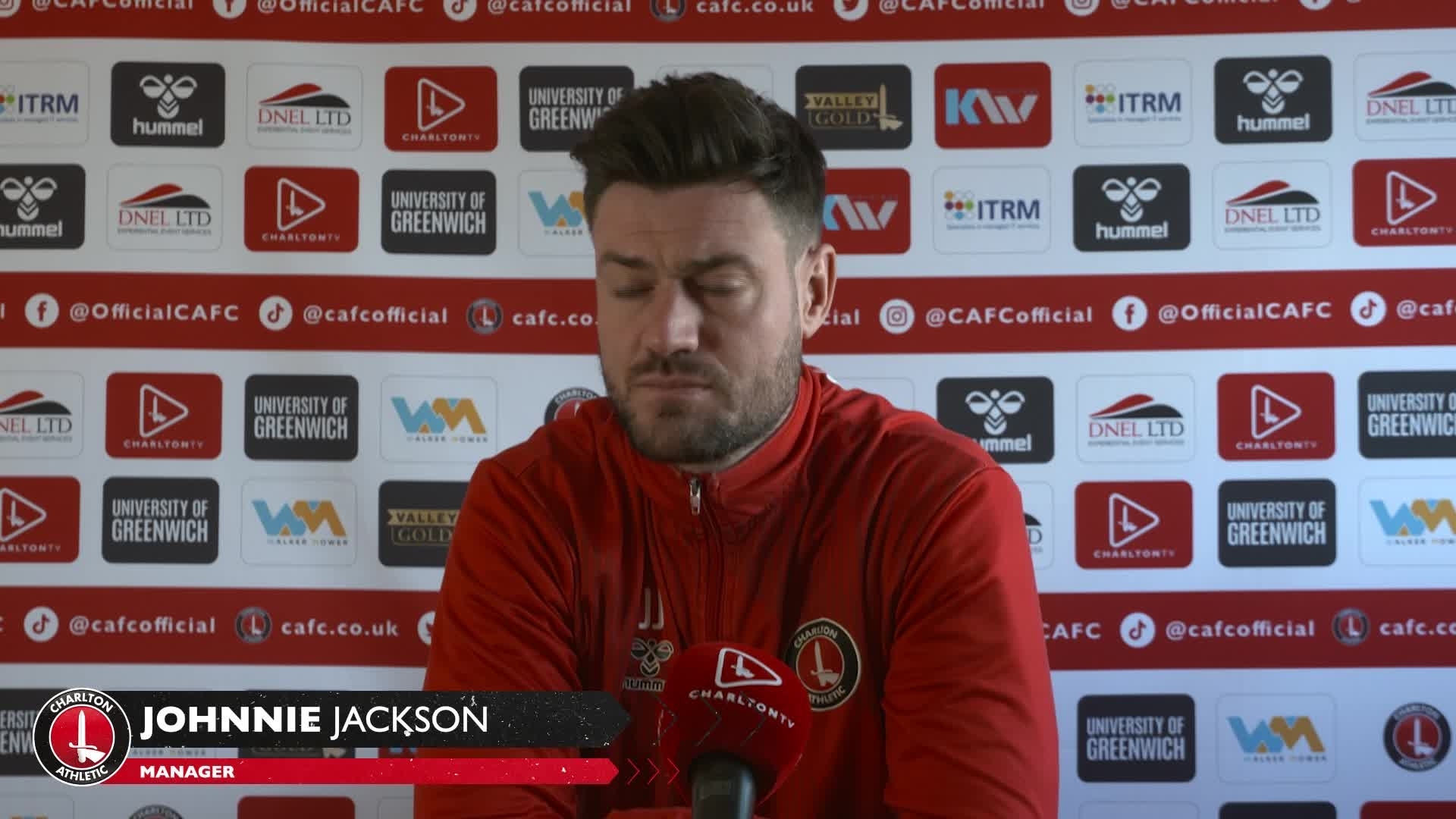 Johnnie Jackson's pre-Accrington Stanley press conference (March 2022)