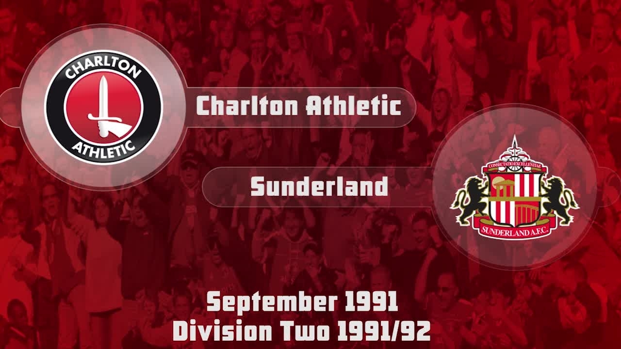 09 HIGHLIGHTS | Charlton 1 Sunderland 4 (Sept 1991)