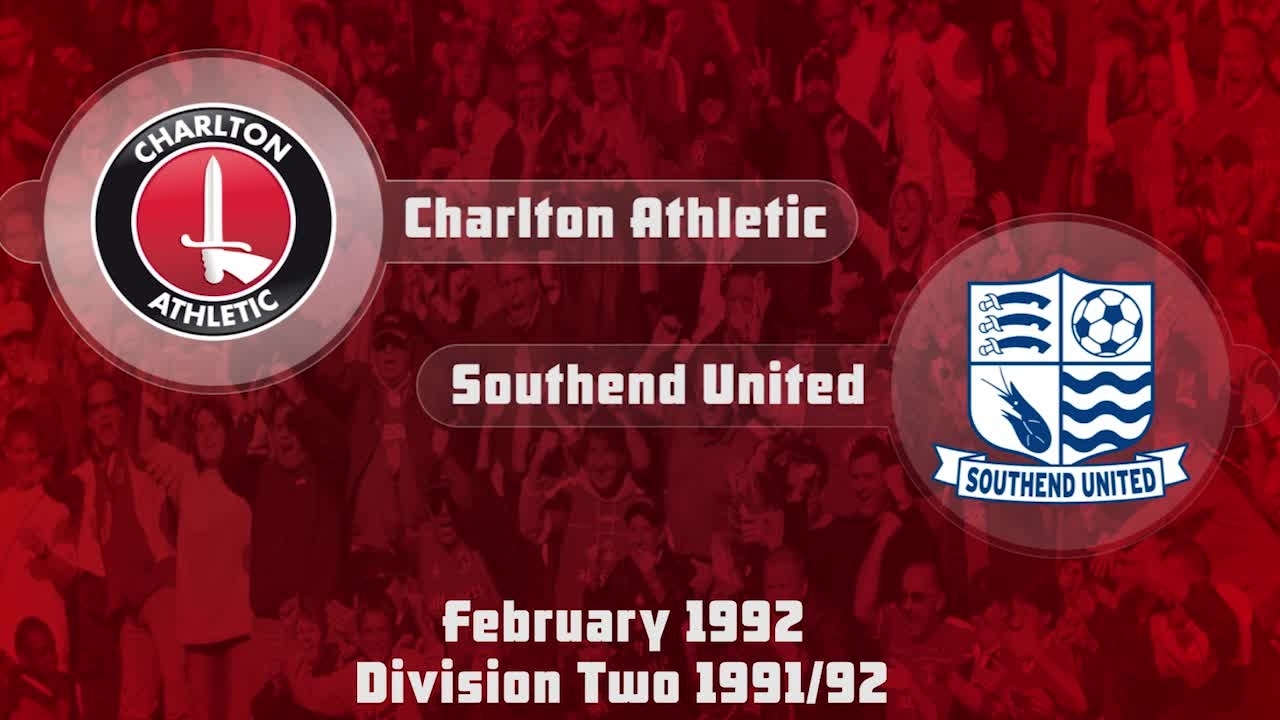 37 HIGHLIGHTS | Charlton 2 Southend 0 (Feb 1992)