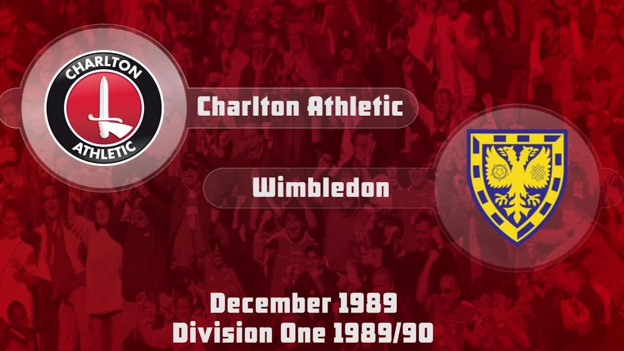 24 HIGHLIGHTS | Wimbledon 3 Charlton 1 (Dec 1989)