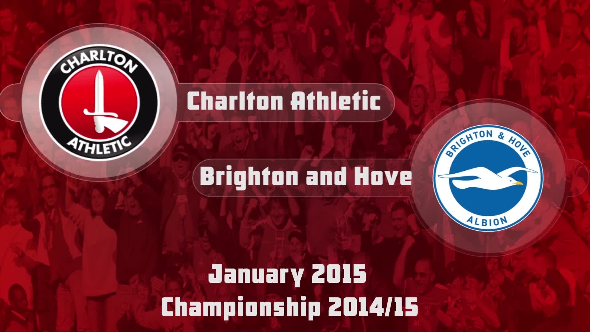 28 HIGHLIGHTS | Charlton 0 Brighton and Hove 1 (Jan 2015)