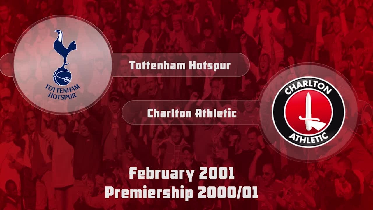 30 HIGHLIGHTS | Tottenham Hotspur 0 Charlton 0 (Feb 2001)