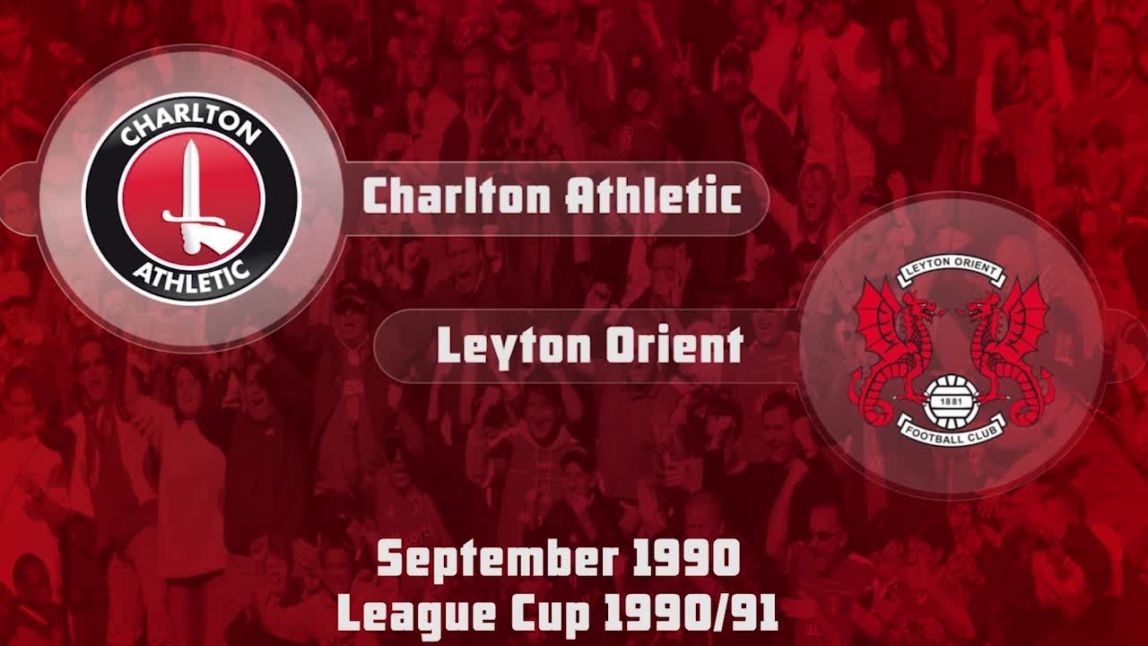 07 HIGHLIGHTS | Charlton 2 Leyton Orient 2 (League Cup Sep 1990)