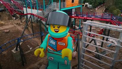 World s tallest Lego minifigure unveiled at Legoland Windsor