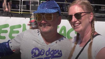 Rocket man Elton John Dodgers Cosplay Stage Costume Baseball