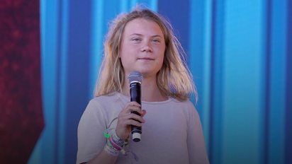 Greta Thunberg urges people to turn to nature to combat climate