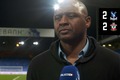 Patrick Vieira gives his thoughts on the draw with Southampton