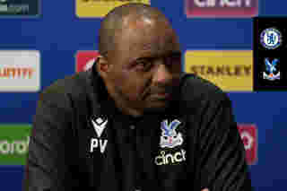 Patrick Vieira speaks to the press before trip to stamford bridge