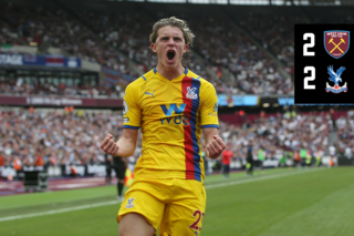 Match action: West Ham 2-2 Crystal Palace