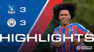 U18 Match Highlights | Crystal Palace 3-3 Manchester City