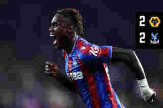 Match Action: Wolverhampton Wanderers 2-2 Crystal Palace