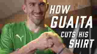 How Vicente Guaita cuts his shirt | Home Kit 19/20