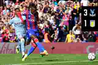 All the angles of Zaha's goal V Aston Villa