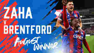 All the angles of Zaha's goal of the month v Brentford