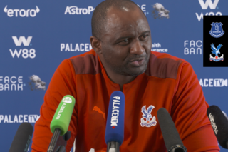 Patrick Vieira speaks to the media ahead of game against Everton