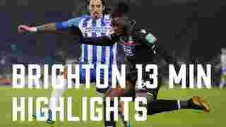 Brighton v Crystal Palace | 13 minute highlights