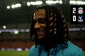 Jadan Raymond after coming on against Liverpool