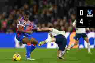 Match action: Crystal Palace 0-4 Tottenham Hotspur