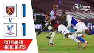 West Ham 1-1 Crystal Palace | Extended Highlights