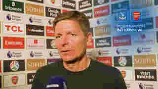 Oliver reflects on loss against strong Arsenal side