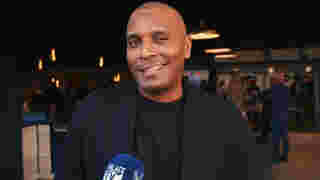 Clinton Morrison speaks at the Crystal Palace Academy Opening