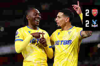 Match Action: Arsenal 2-2 Crystal Palace
