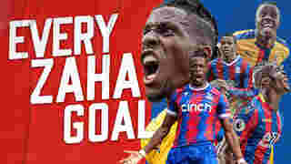 Wilfried Zaha: Every Goal for Crystal Palace