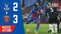 Crystal Palace 2-3 West Ham United | Match Action