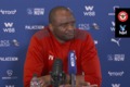 Vieira speaks to the press ahead the trip to Brentford