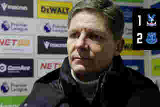 Glasner on a tough loss v Everton
