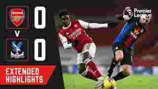 Arsenal 0-0 Crystal Palace | Extended Highlights