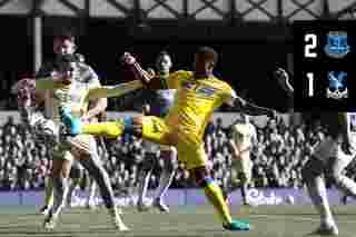 Match Action: Everton 2-1 Crystal Palace