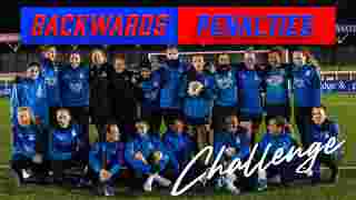 BACKWARDS PENALTY CHALLENGE! | Crystal Palace Women