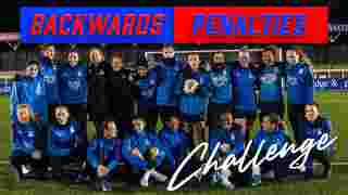 BACKWARDS PENALTY CHALLENGE! | Crystal Palace Women