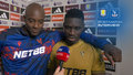 The goalscorers react to first win of the season.