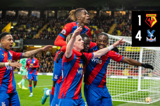 Extended highlights: Watford 1-4 Crystal Palace