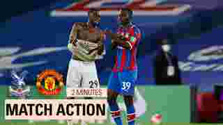 Crystal Palace 0-2 Manchester United | 2 Minute Highlights