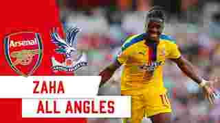 Wilfried Zaha vs Arsenal | All Angles