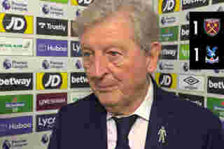 Roy Hodgson gives his thoughts on the draw at West Ham