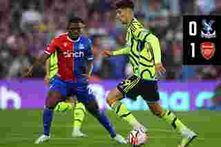 Match Action: Crystal Palace 0-1 Arsenal 